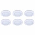 Elitco Lighting 6 in. 16.5W 3000K Disk Light, 6PK RN61530KDK-6PK